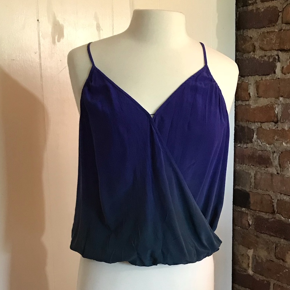 Joie Silk Top Ombré Dyed
